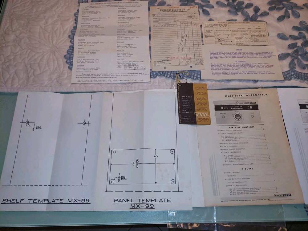 Newly Electronically RESTORED 1962 EICO MX-99 Stereo Tube MPX Multiplex Decoder