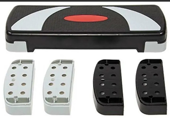 BalanceFrom Adjustable Workout Aerobic Stepper Step Platform Trainer