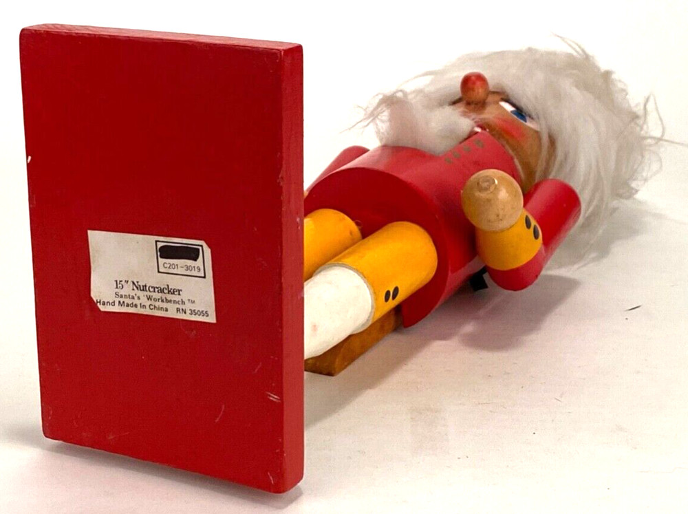 Santa's Workbench 15" Nutcracker Soldier Figurine - Used