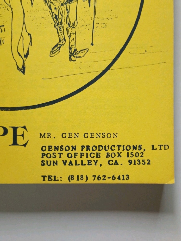 PANIC ON THE POTOMAC Movie Script / Bob Hope Association?