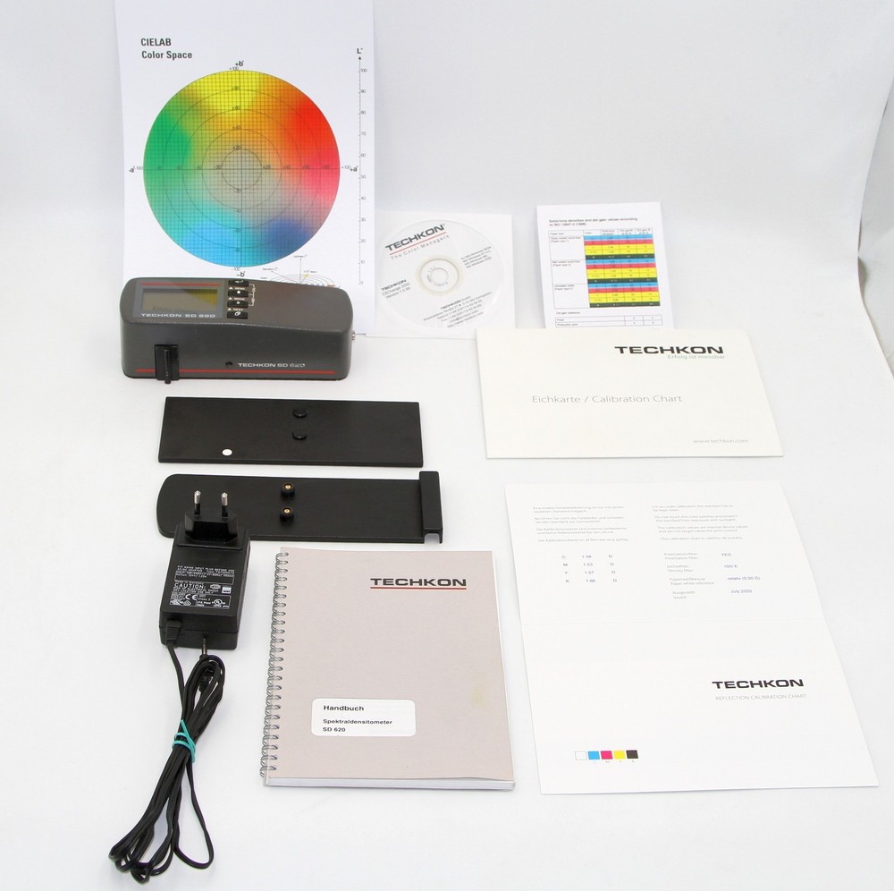 Techkon SD 620 Spectro Densitometer – CMYK, Lab, ΔE – with Carl Zeiss module