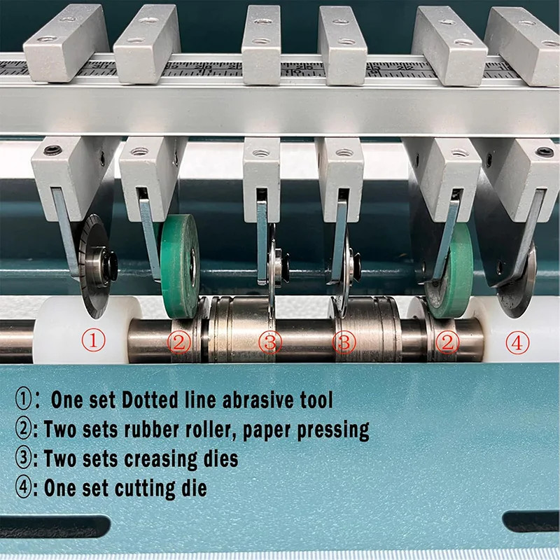 Single and Double Creasing Automatic Paper Creasing Machine Folding Machine