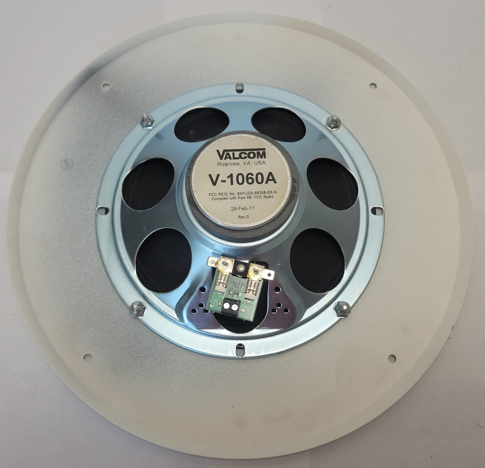 Valcom V-1060A Talkback Ceiling Speaker 8"
