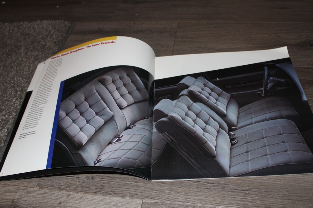 1986 Chevy Caprice sales brochure