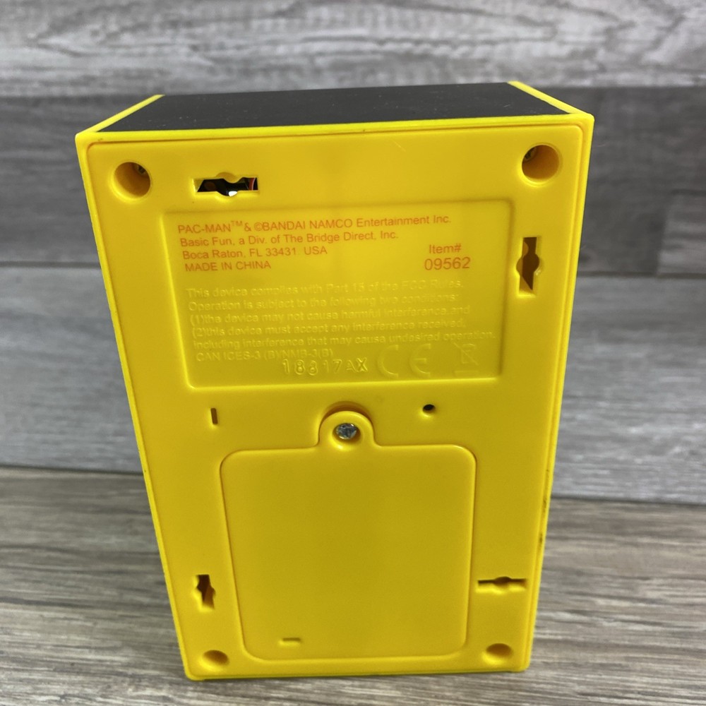 Basic Fun Pac-Man Handheld Mini Arcade Game Bandai Namco Pacman Tested Working