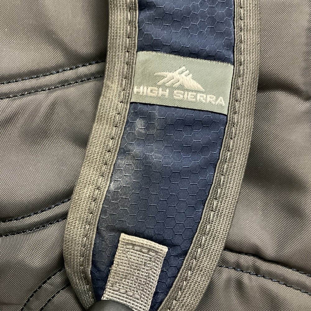 High Sierra Fatboy Daypack Backpack Blue Gray Adjustable