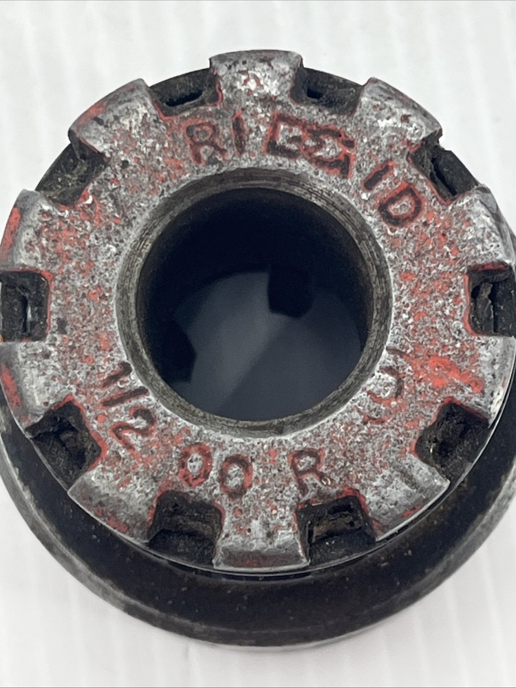 Ridgid Pipe Threading Die Head 1/2” #2242954 Used {1}