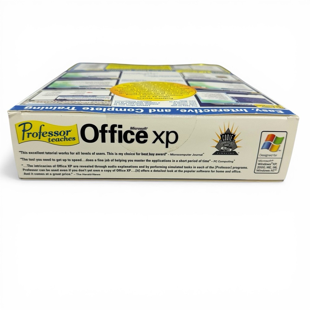 Professor Teaches Microsoft Office XP (PC, 2002, Individual Software) 8 Disks