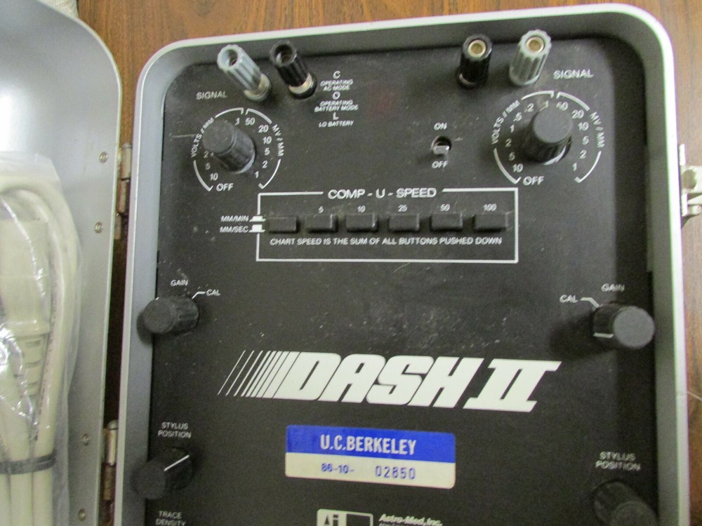 Astro Med DASH II Chart Recorder Used Powers Up but AS-IS - Has Problem