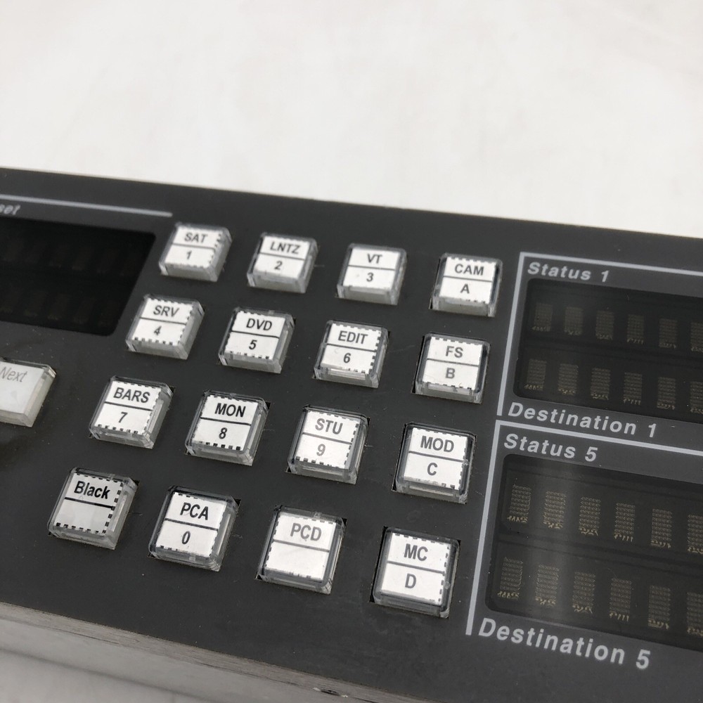 USED Grass Valley Encore/Prelude PMB Control Panel POWER TESTED READ E