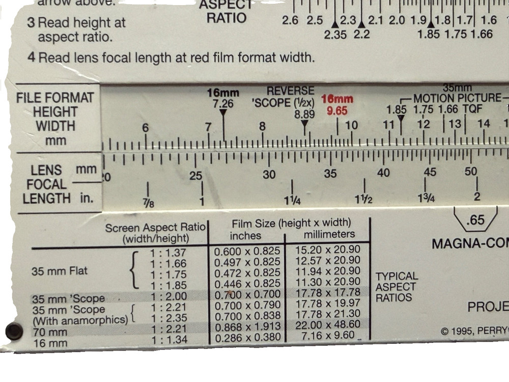 ICECO 16-35-& 70mm Lens & Screen Calculator-New
