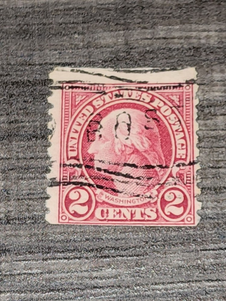 US Unchecked Red Washington 2c Stamp Used - #E414
