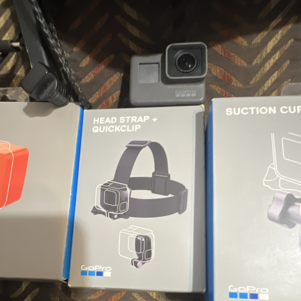GoPro Camera Accessory Bundle Head Strap QuickClip Suction Cup Floaty Bag