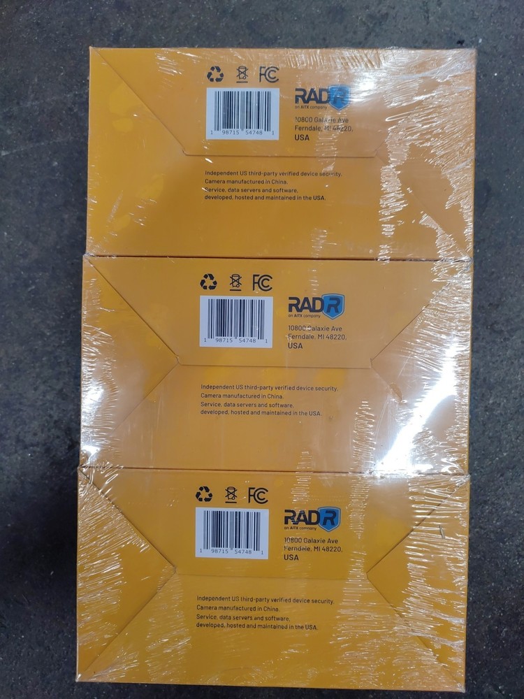 RADCam World’s First Talking AI Home Camera System | Smart Security System 3pack