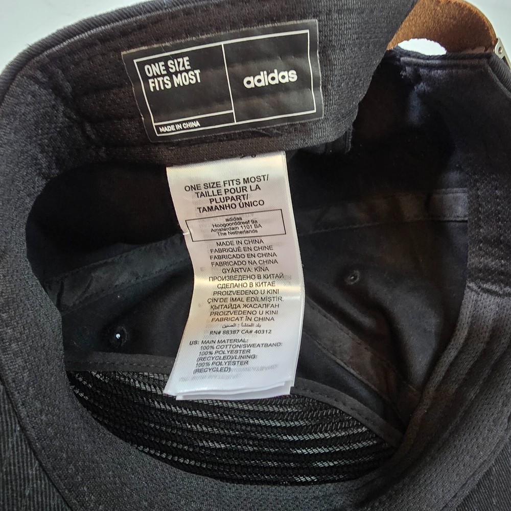 Adidas Golf Clutch Adjustable Hat Cap Black one size