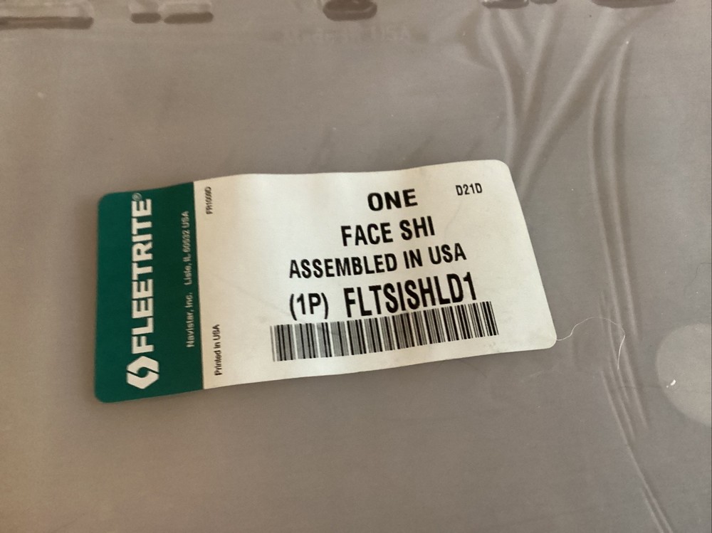 Fleetrite Face SAFETY Shield Protector LENSE New (1)