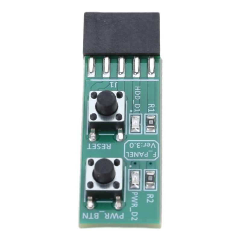 2x5 Pin ResetPower ONOFF Switches Board Adapter for Computer Connection