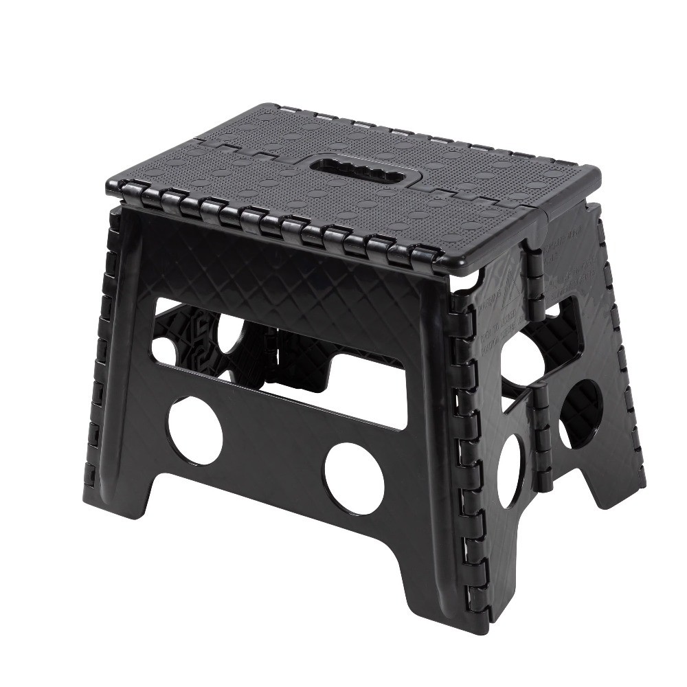 Folding Step Stool Lightweight Plastic Portable One Step Ladder for Home Use
