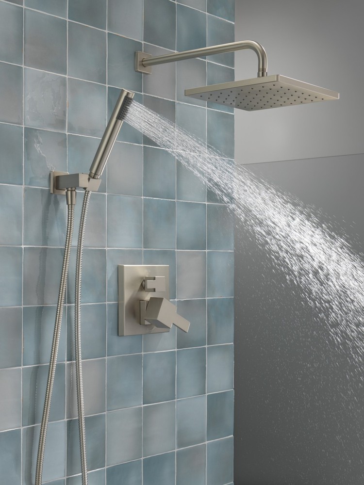 Delta 342701 Modern Square Non Shared Function Shower System - Black