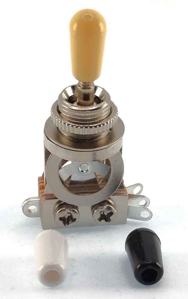 SquierModders Chrome 3-Way Toggle Switch 3 Tips