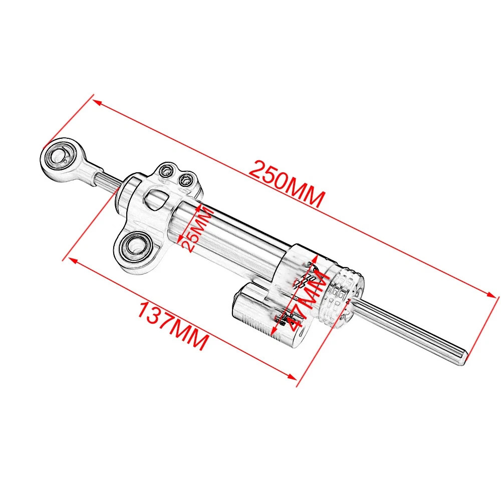Steering Damper Stabilizer Bracket Mount Kit For Kawasaki Z800 2013-2017