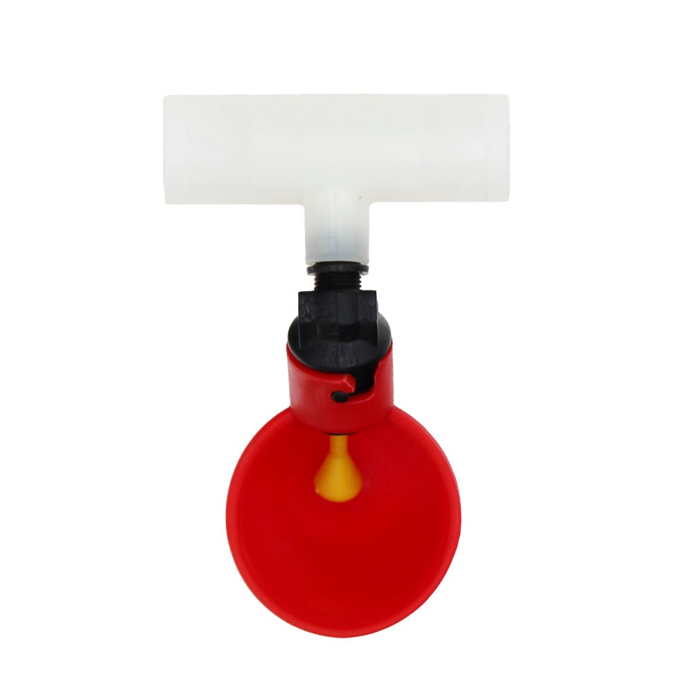 One (1) Automatic Waterer Drinker Cup and Clear Fitting Chicken Water Poultry