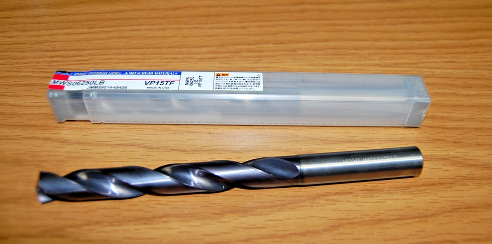DRILL 5/8" COOLANT THRU SOLID CARBIDE MITSUBISHI EDP# 314499