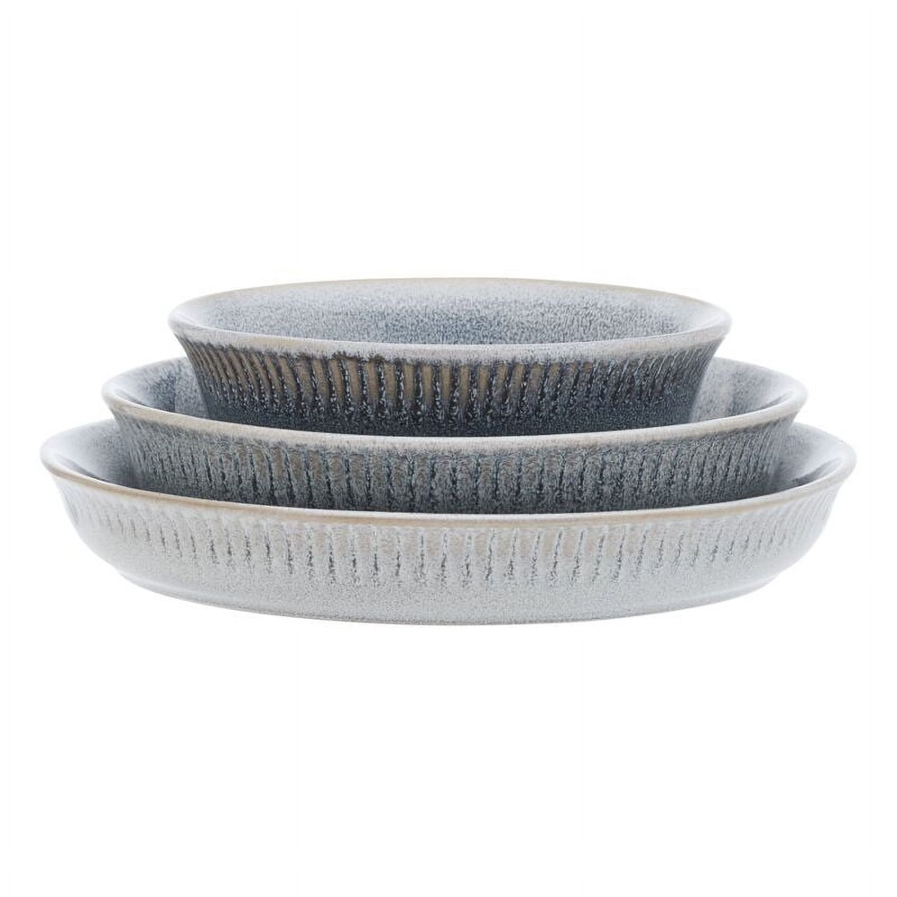 Pfaltzgraff Amara 6 Piece Stoneware Dinnerware Bowl Set Gray