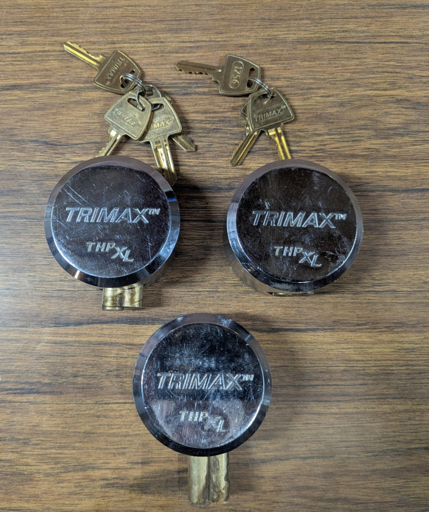 Trimax 3 Pack Keyed-Alike Thpxl Re-Keyable