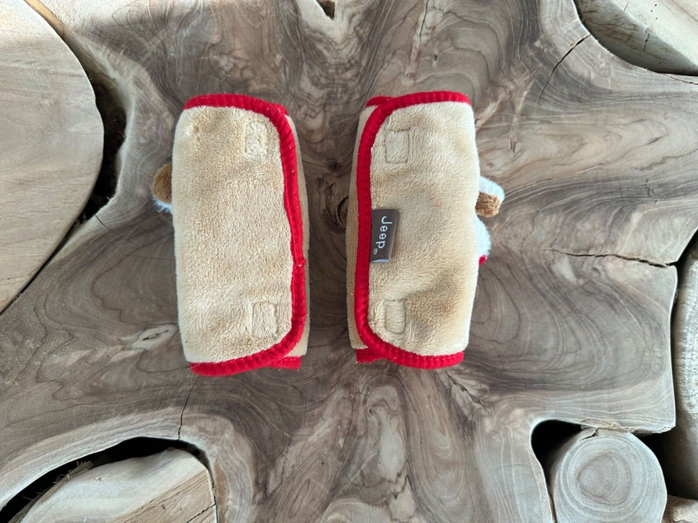 Jeep puppy plush seatbelt strap covers