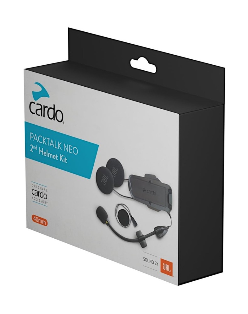 Cardo Packtalk Neo JBL Second Helmet Kit,Black