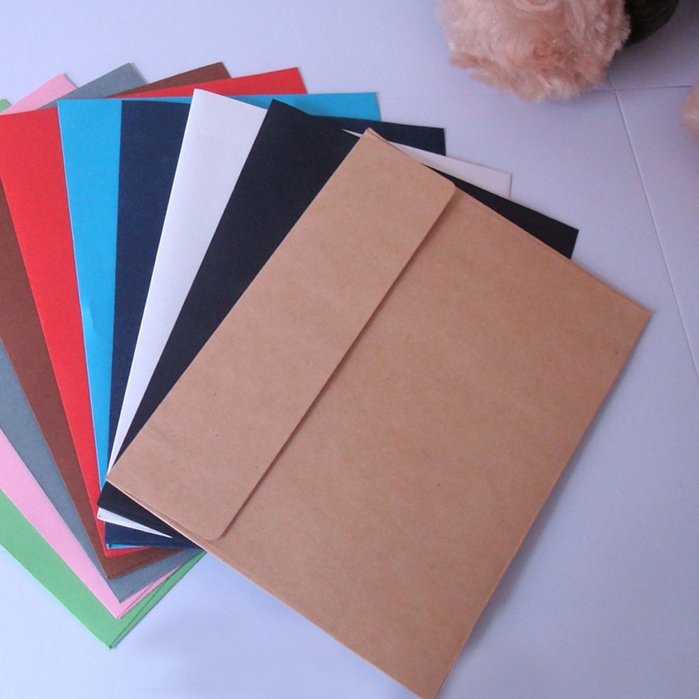 40 Pcs/ Creative Paper Envelope Color Envelopes Business Colored