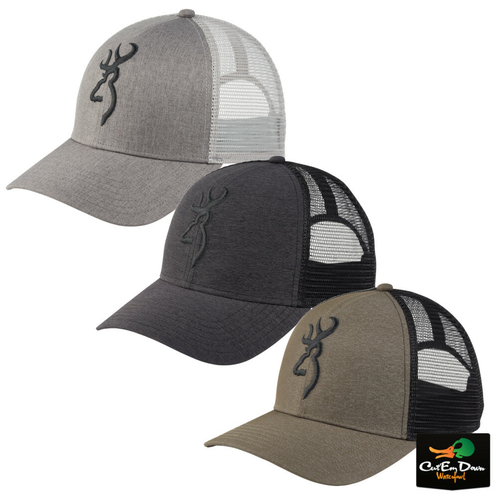 NEW BROWNING CHILL CAP BUCKMARK LOGO MESH BACK TRUCKER HAT