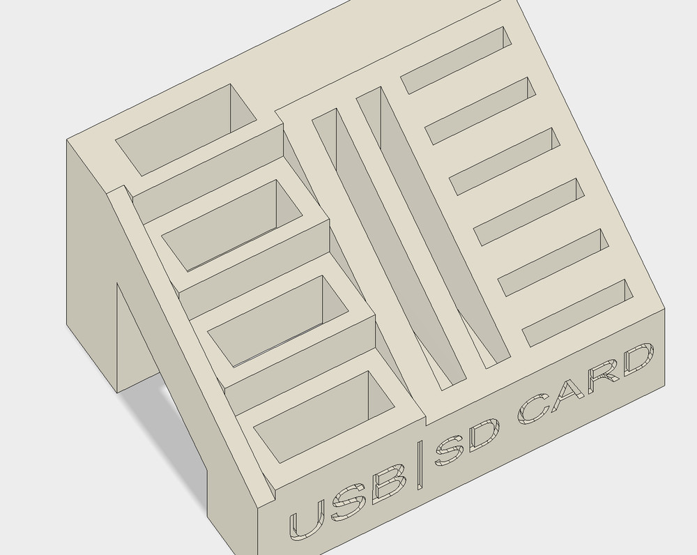 SD Memory Card MicroSD Card USB Stick Holder Stand