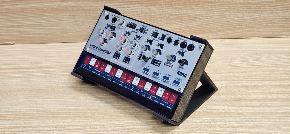 Korg Volca Semi Modular Analog Synthesizer Module with Angled Desktop Stand