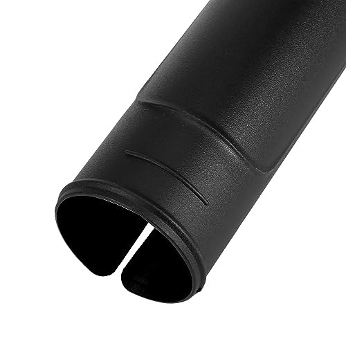 Pair Universal Front Fork Boots Shock Absorber Covers Protector ABS Dust Black