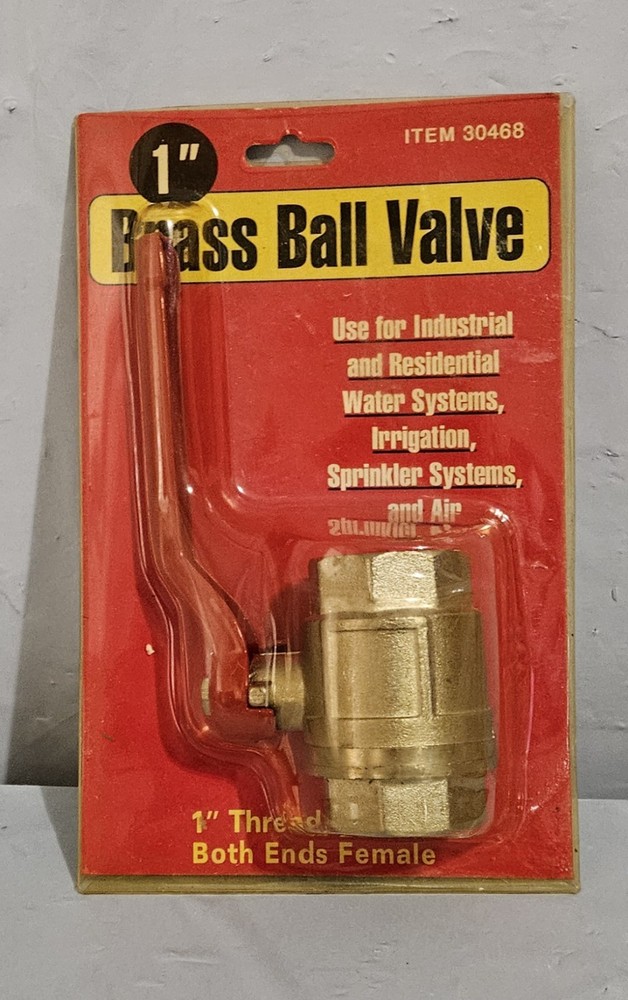 Brass Ball Valve 1" Both Ends Female