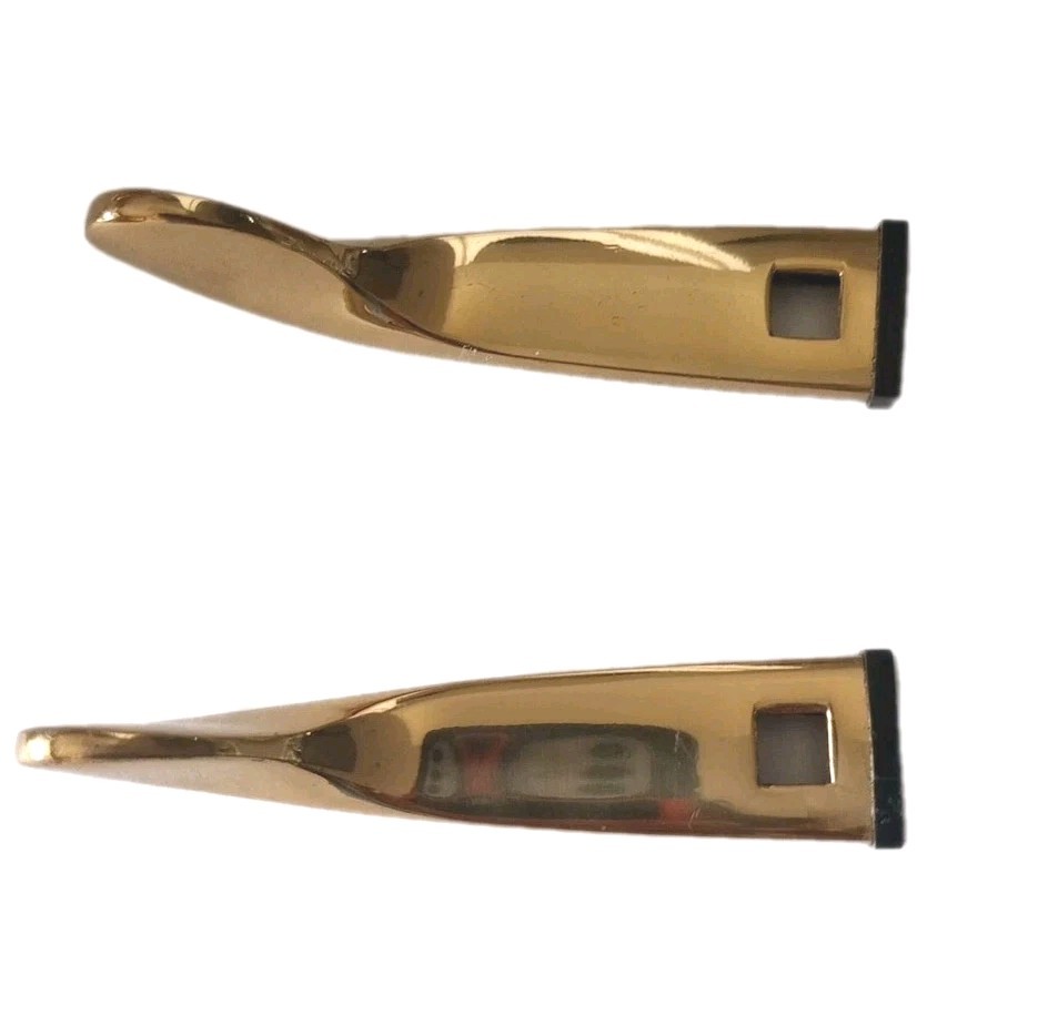 2 Andersen Window Lock Handle For Perma Shield Window Bright Brass (3 1/8") NOS