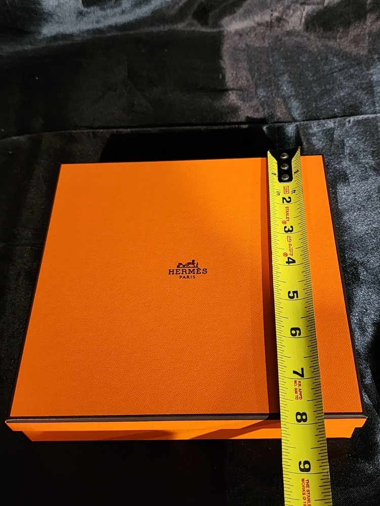 Authentic Hermes Empty Box #147 w/Tissue Paper & 3 Dust Bags