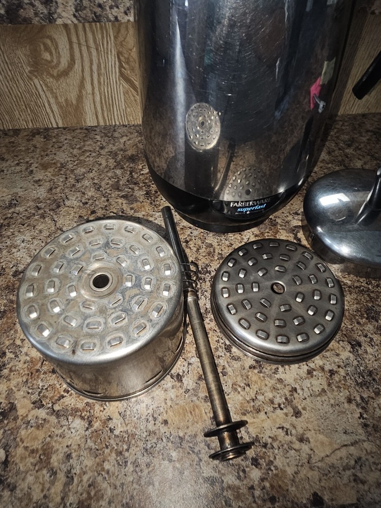 Farberware Super Fast Fully Automatic 8-Cup Percolator Coffee Pot FCP280 Tested