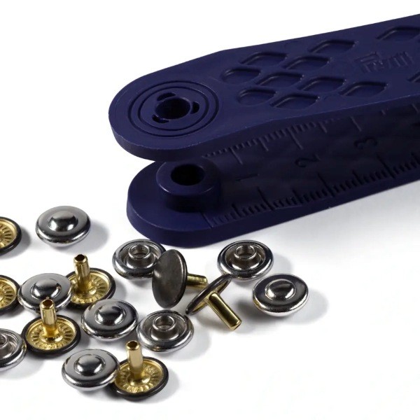Prym Denim Rivets 9mm, 24 Sets with Setting Tool (403101)