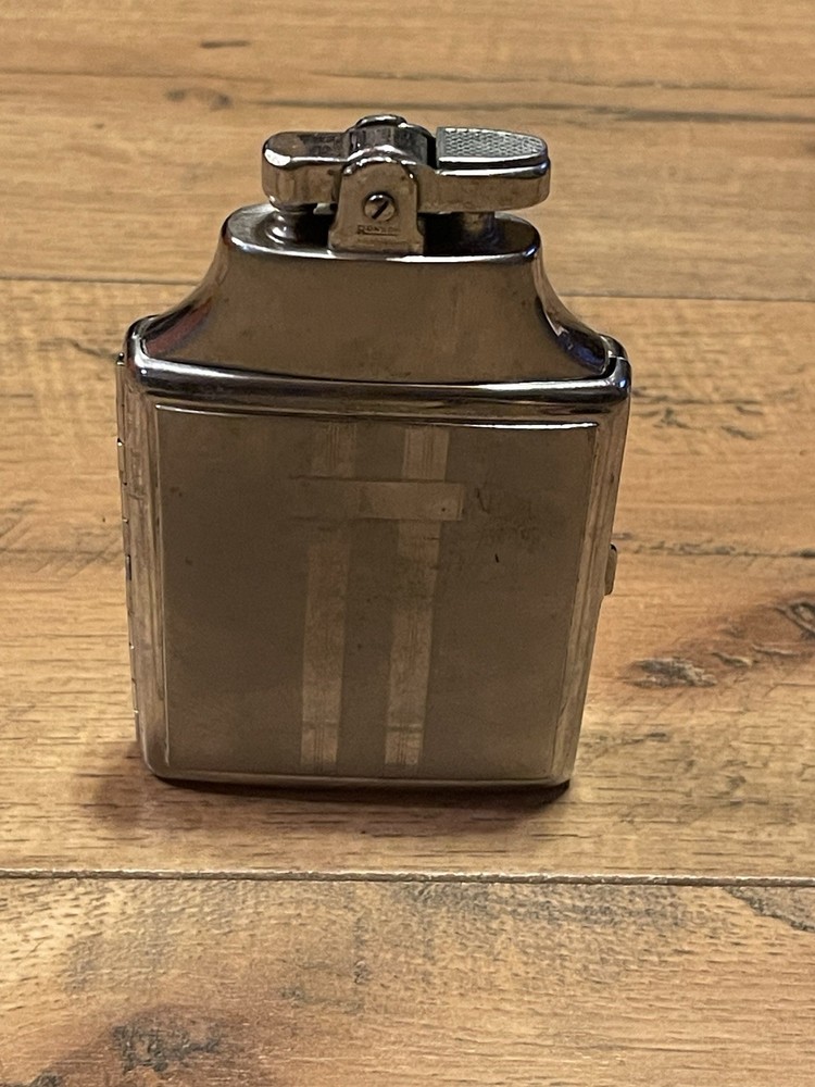 VINTAGE RONSON MASTERCASE CIGARETTE LIGHTER AND CASE