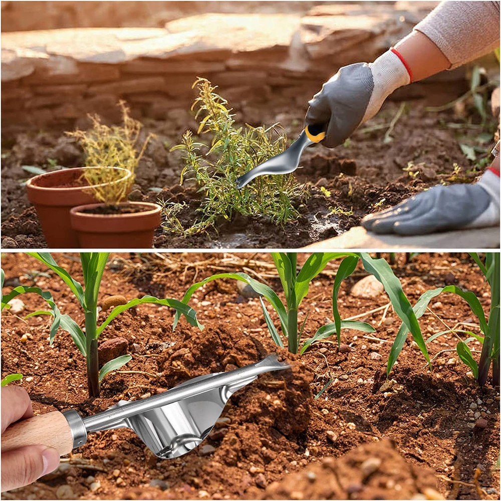 2 Pcs Hand Weeder Puller Tool, Manual Weed Puller Tool Kit, Garden Manual Wee...