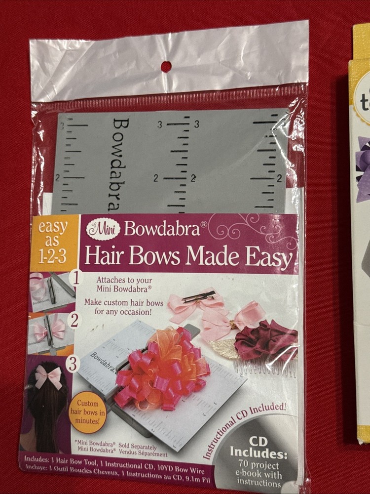 Lot EK Tools Bow Making Set - Mini Bowdabra - NEW