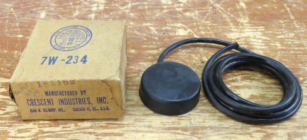 Cresent Industries 18A162 Round Foot Switch