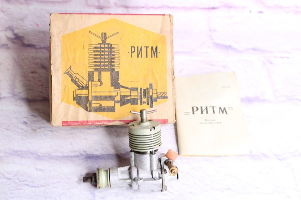 RITM Soviet 2.5cc Diesel RC Airplane Engine - IN BOX - Never Ran