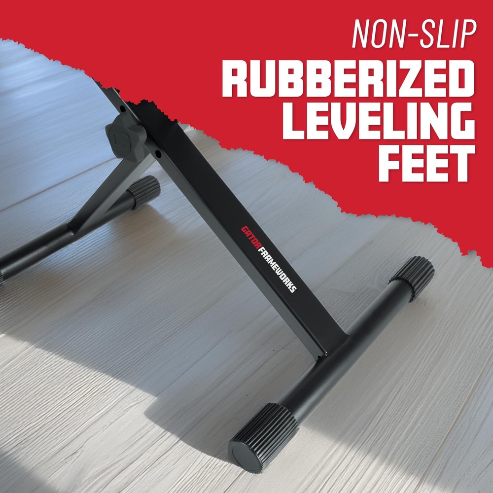 Frameworks Adjustable X-Frame Style Keyboard Bench, (GFW-Key-BNCH-1)