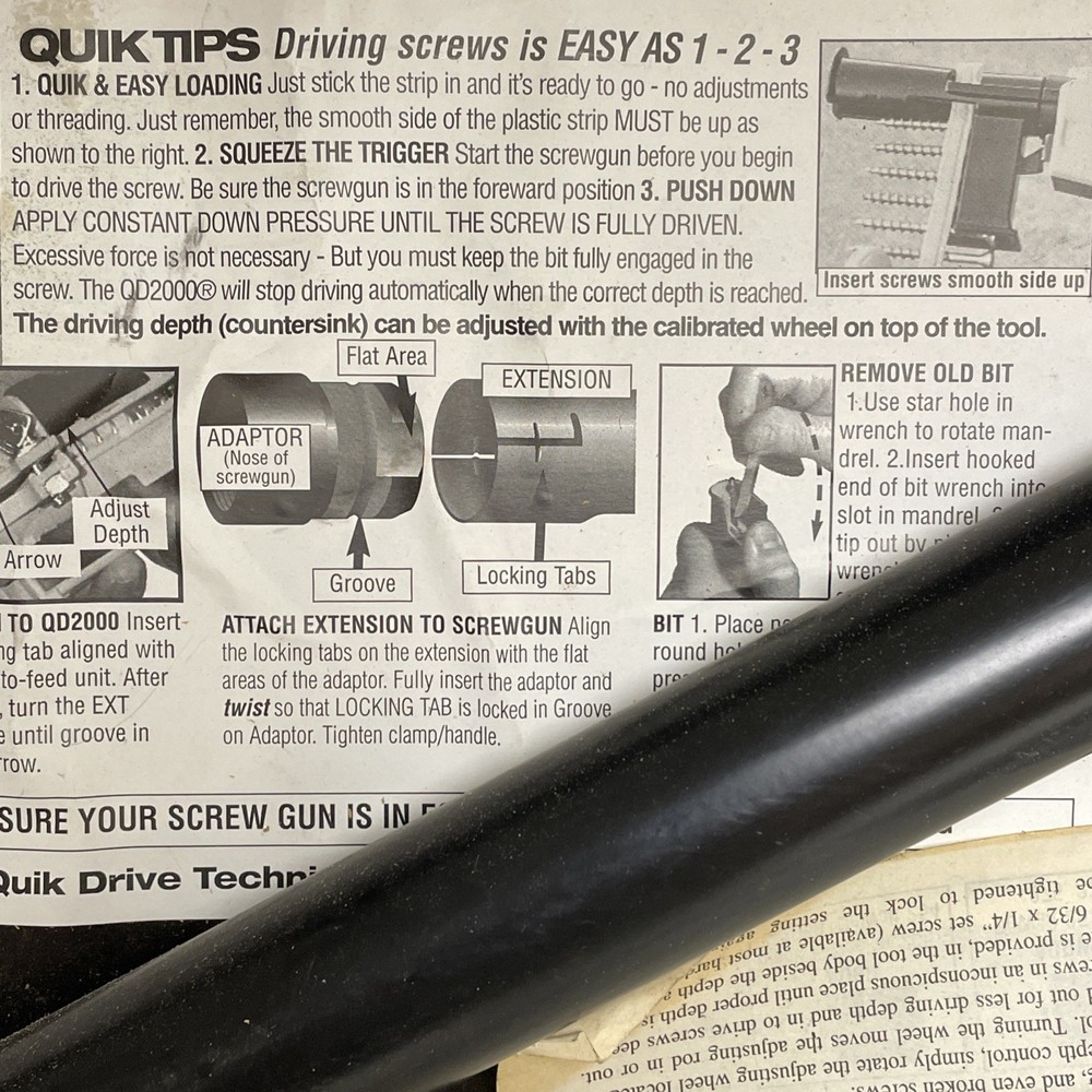 Porter Cable QD2000XL Auto Feed Screw Driving Tool