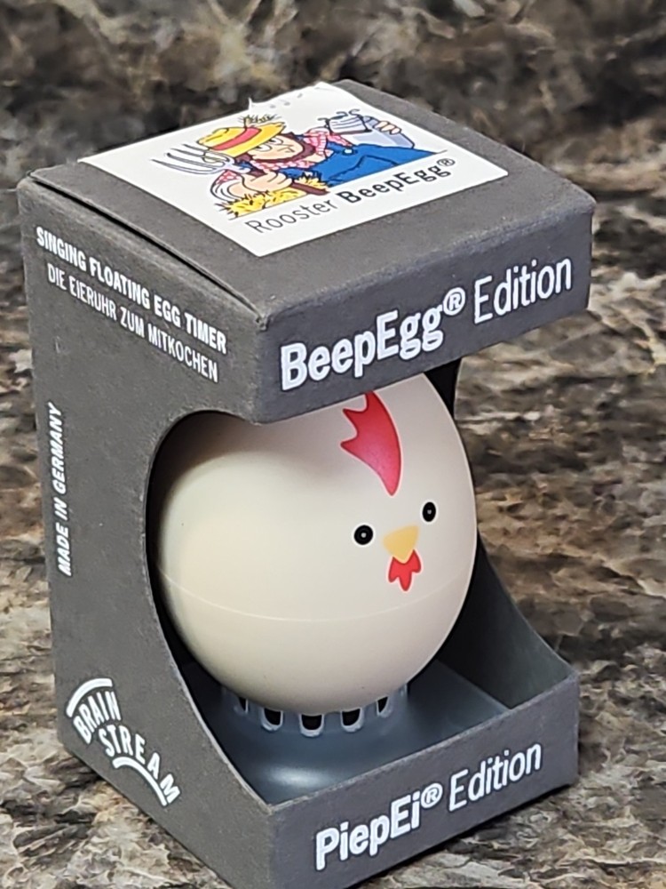 Beepegg Egg Timer, Singing Floating Egg Timer, Chicken Brainstream Rooster