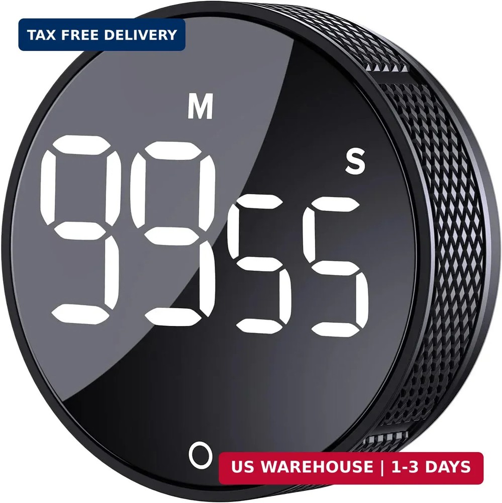 AVINIA Digital Kitchen Timers, Visual timers Large LED Display Magnetic Countdow